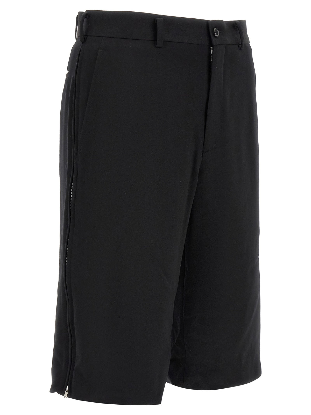 Zip bermuda shorts