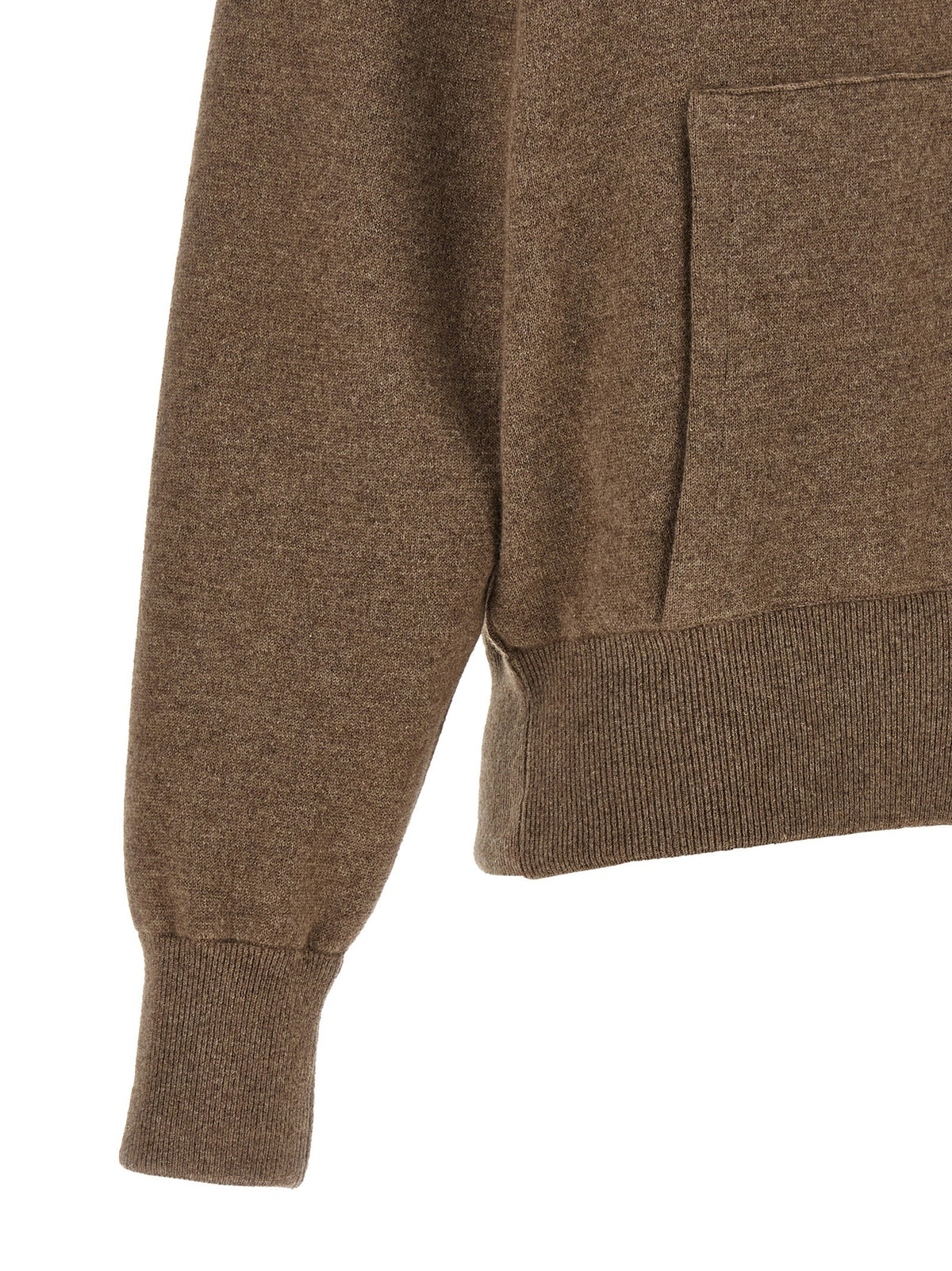 Zipped hooded sweater
