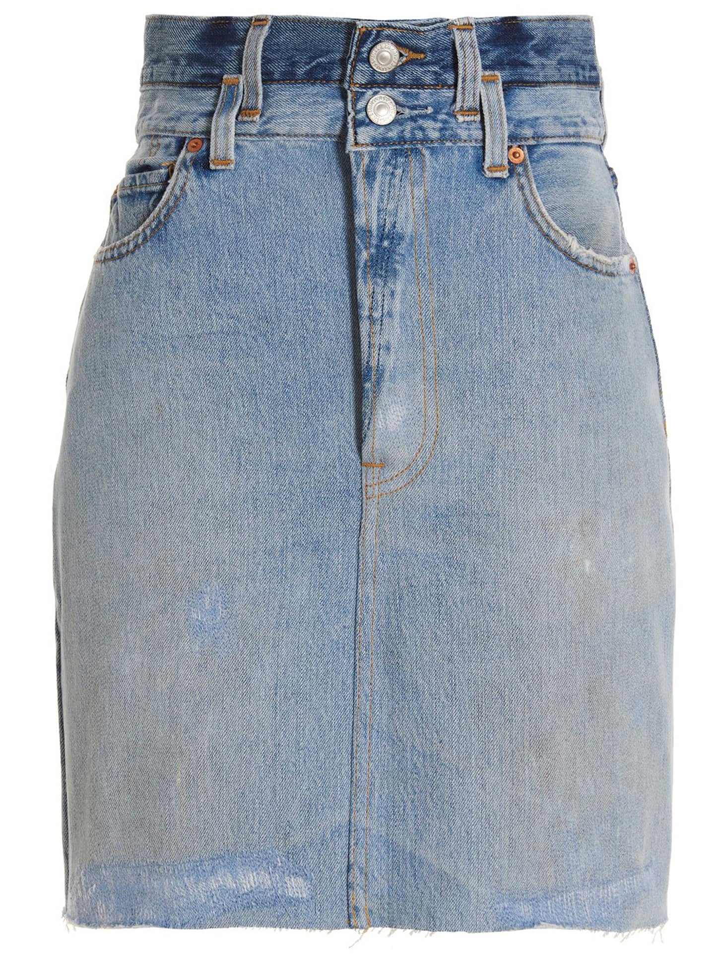 Re/Done Re/Done Double Waisted Pencil Re Done X Levis Skirt