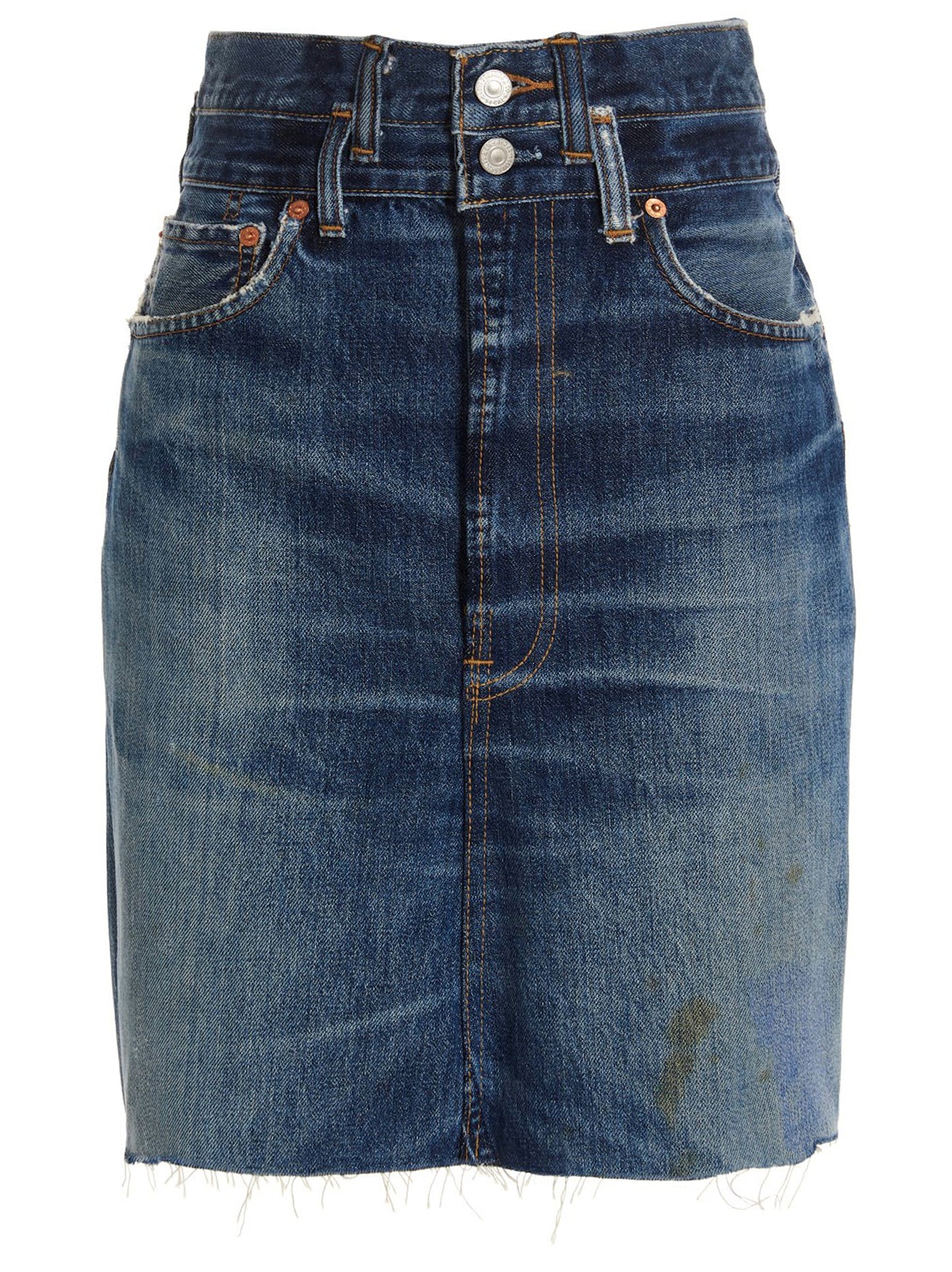 Re/Done Re/Done Double Waisted Pencil Re Done X Levis Skirt