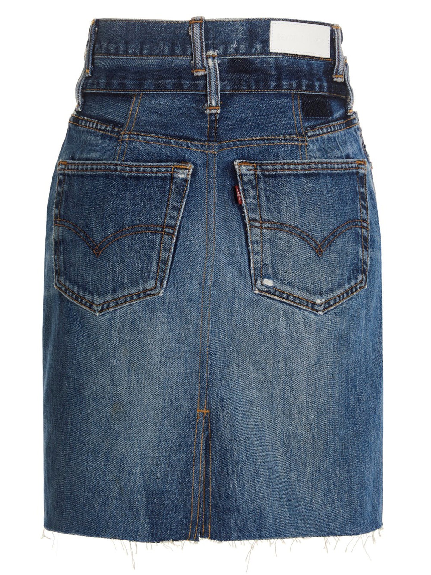 Re/Done Re/Done Double Waisted Pencil Re Done X Levis Skirt