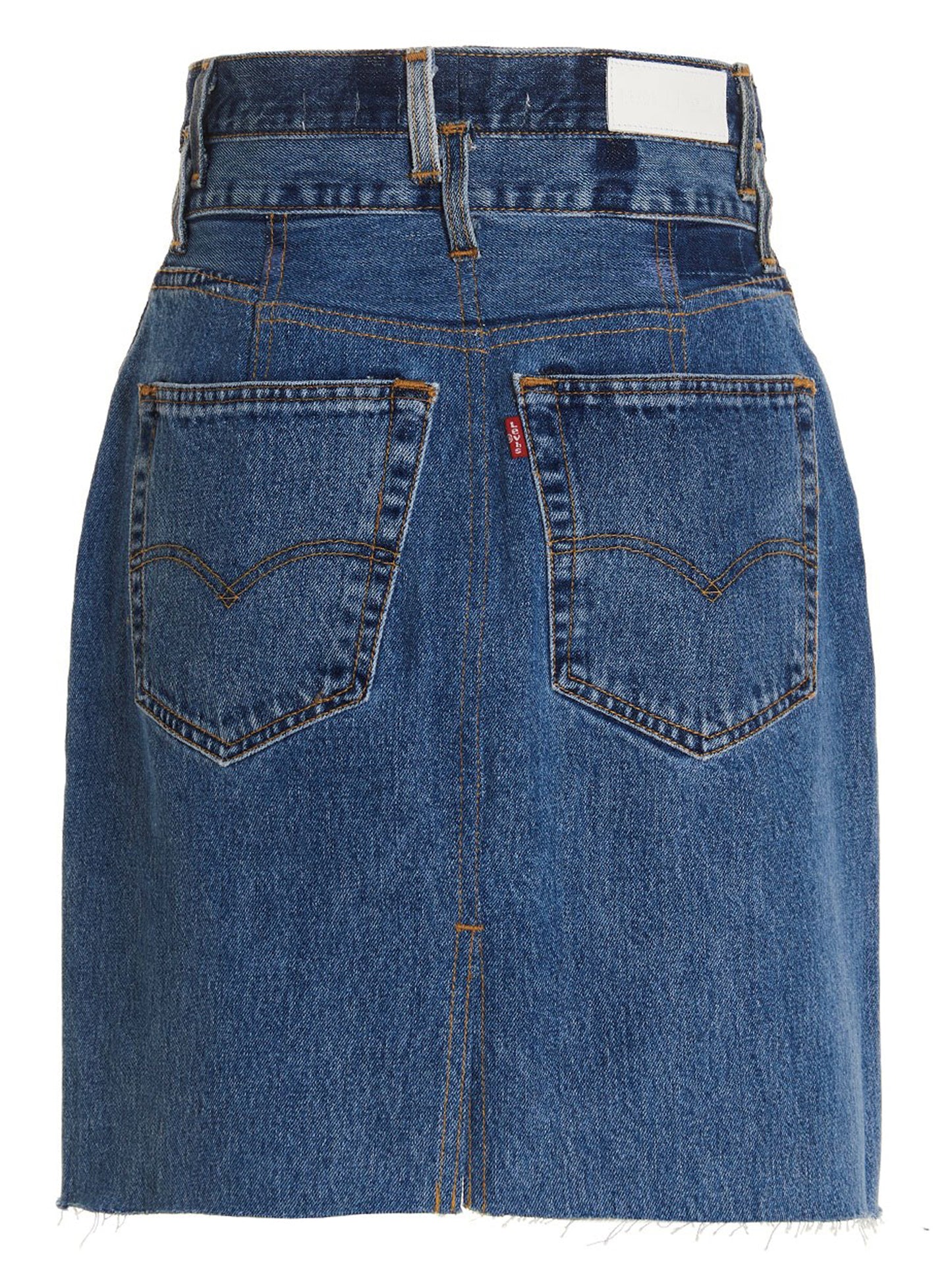 Re/Done Re/Done Double Waisted Pencil Re Done X Levis Skirt