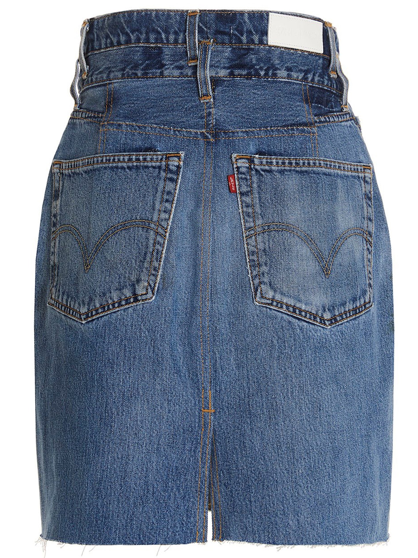 Re/Done Re/Done Double Waisted Pencil Re Done X Levis Skirt