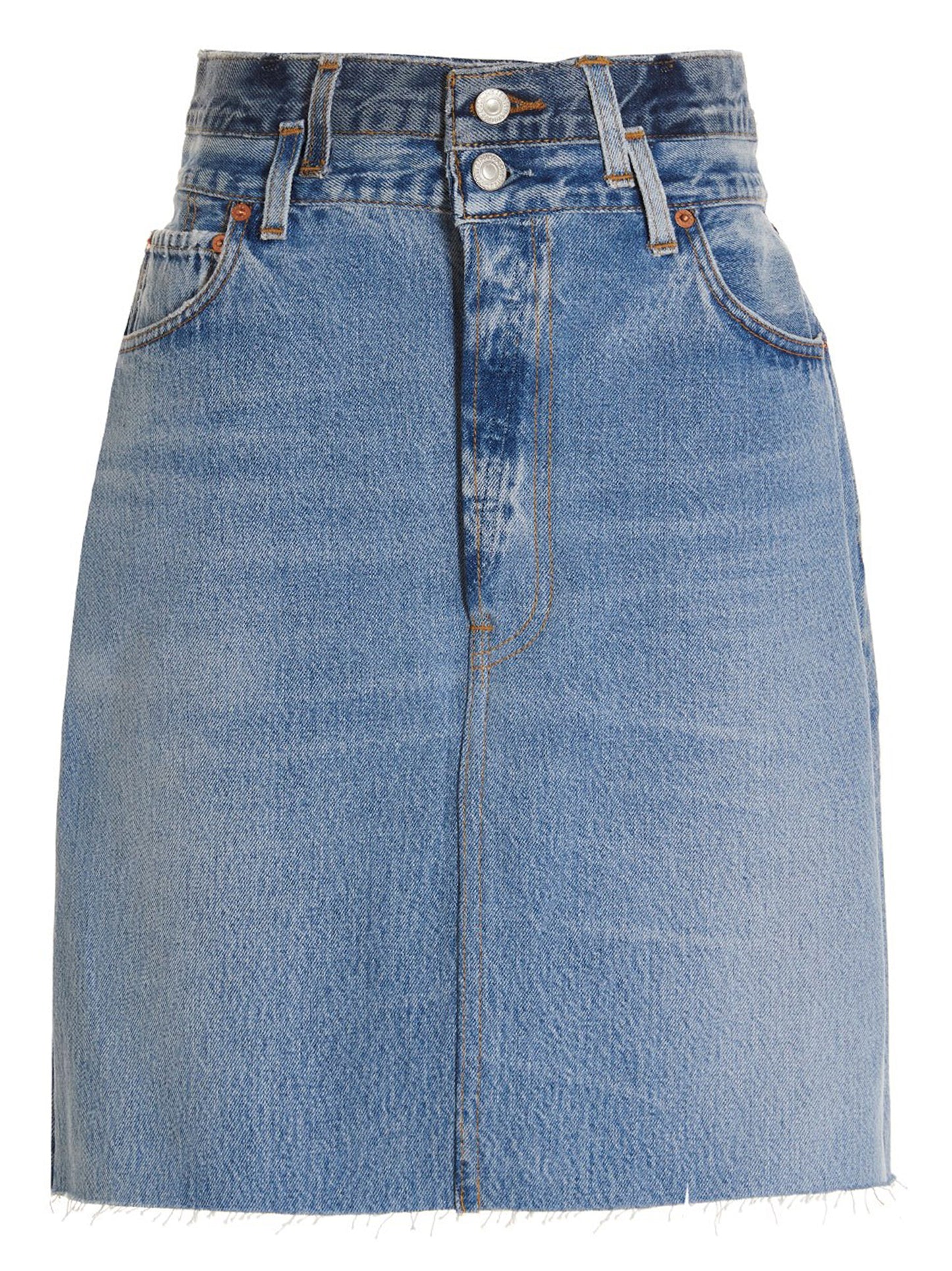 Re/Done Re/Done Double Waisted Pencil Re Done X Levis Skirt
