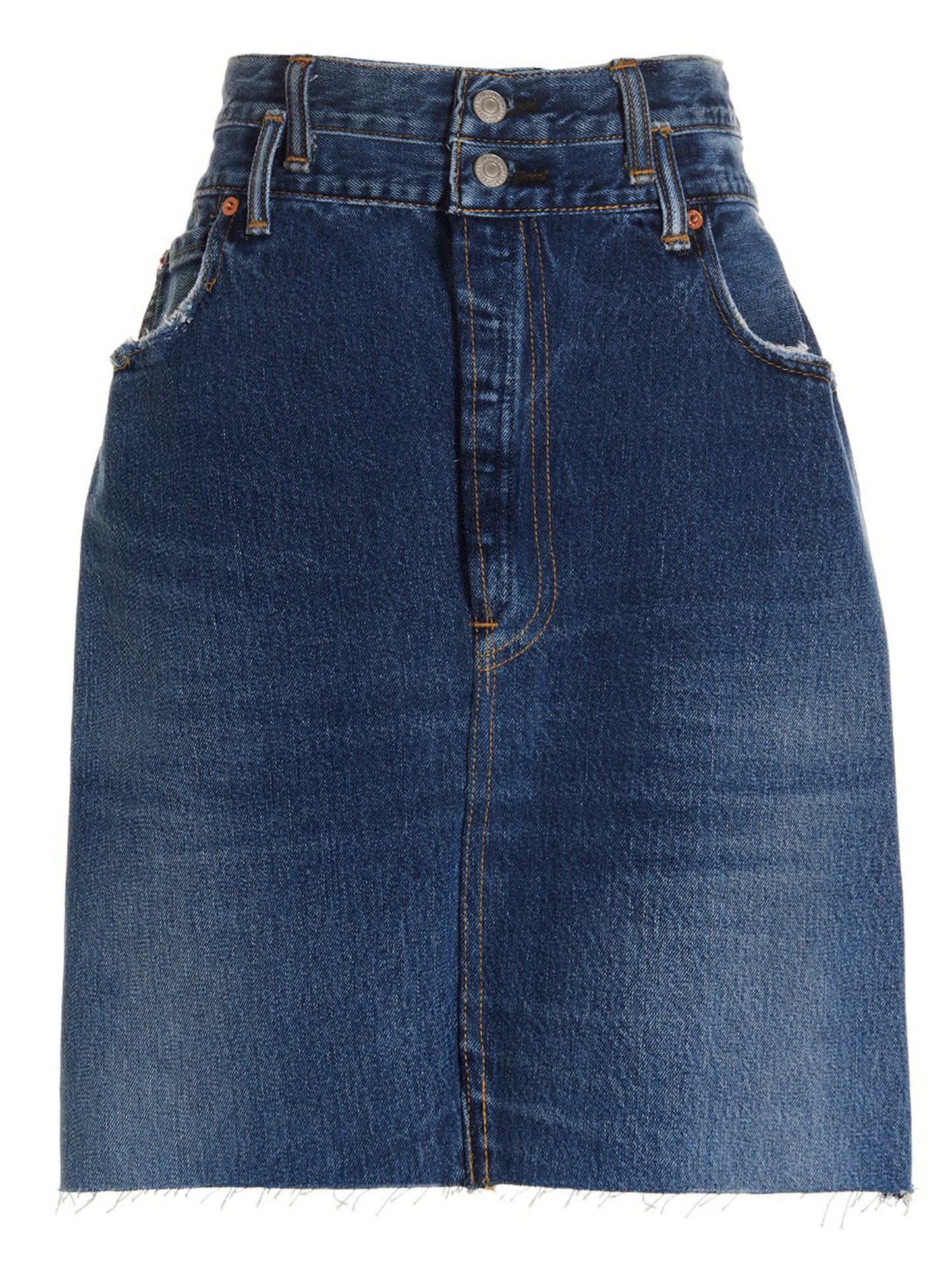 Re/Done Re/Done Double Waisted Pencil Re Done X Levis Skirt