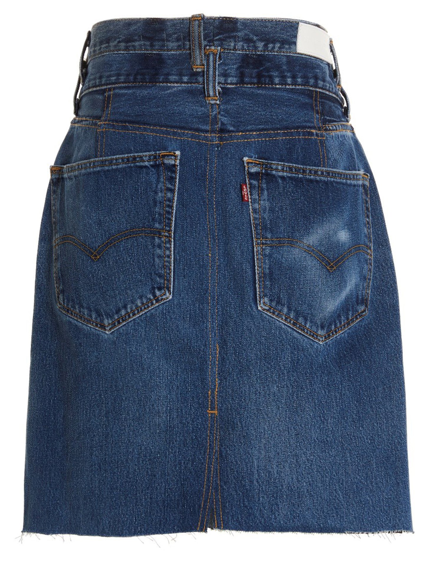 Re/Done Re/Done Double Waisted Pencil Re Done X Levis Skirt