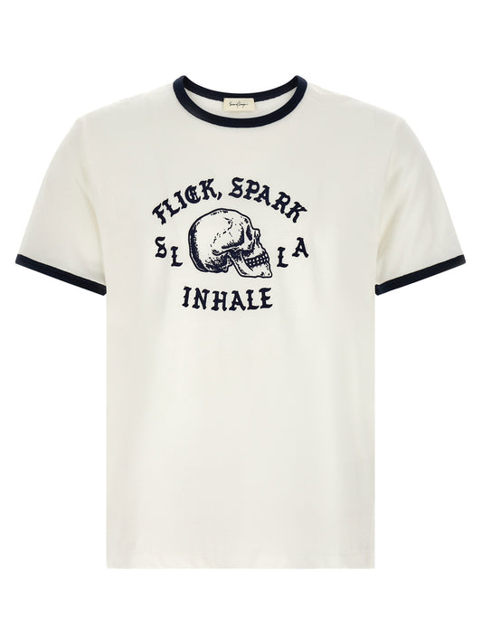 Second/Layer Flick, Spark, Inhale Ringer T-shirt