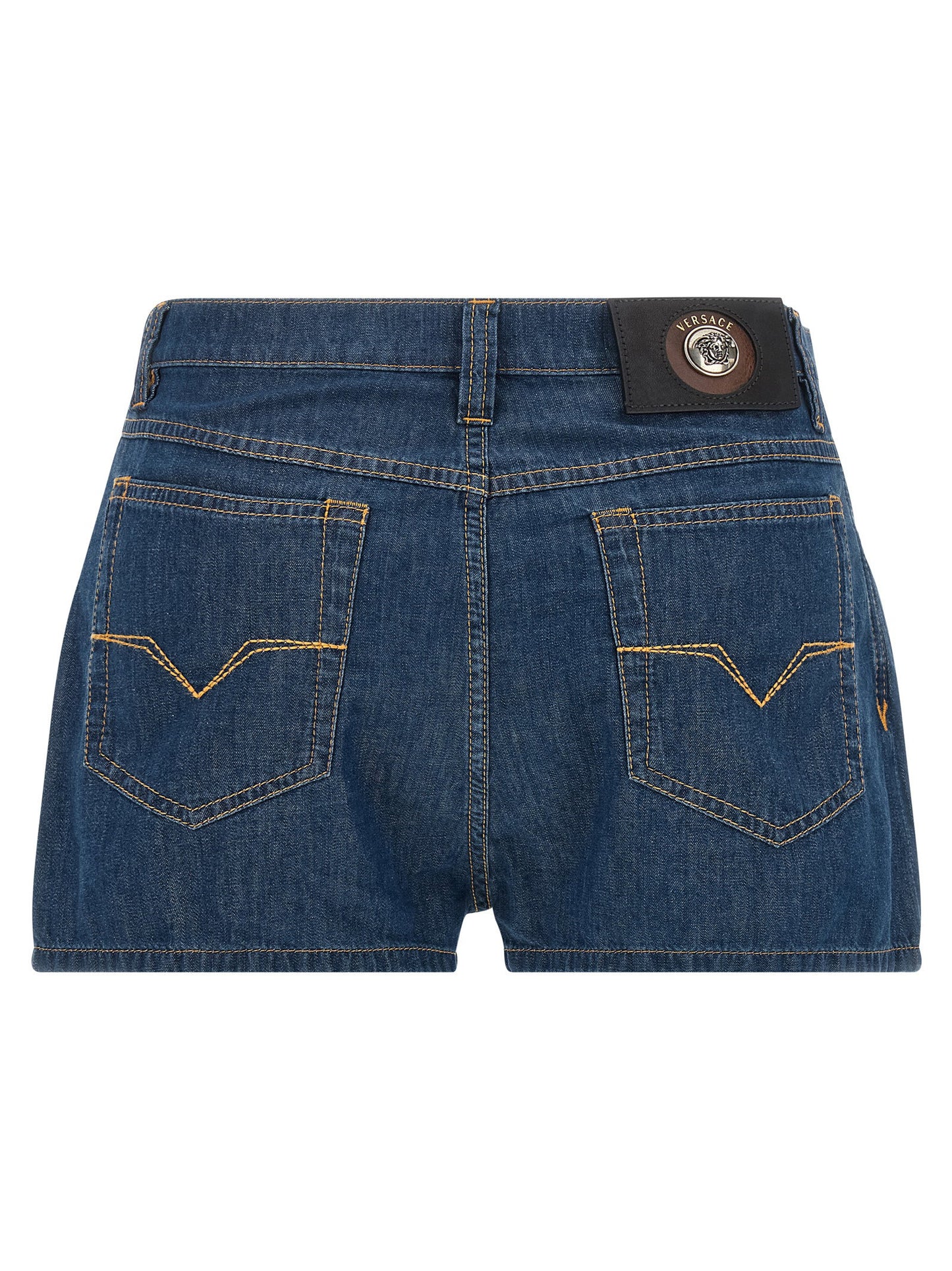 Versace Chambray Denim Shorts