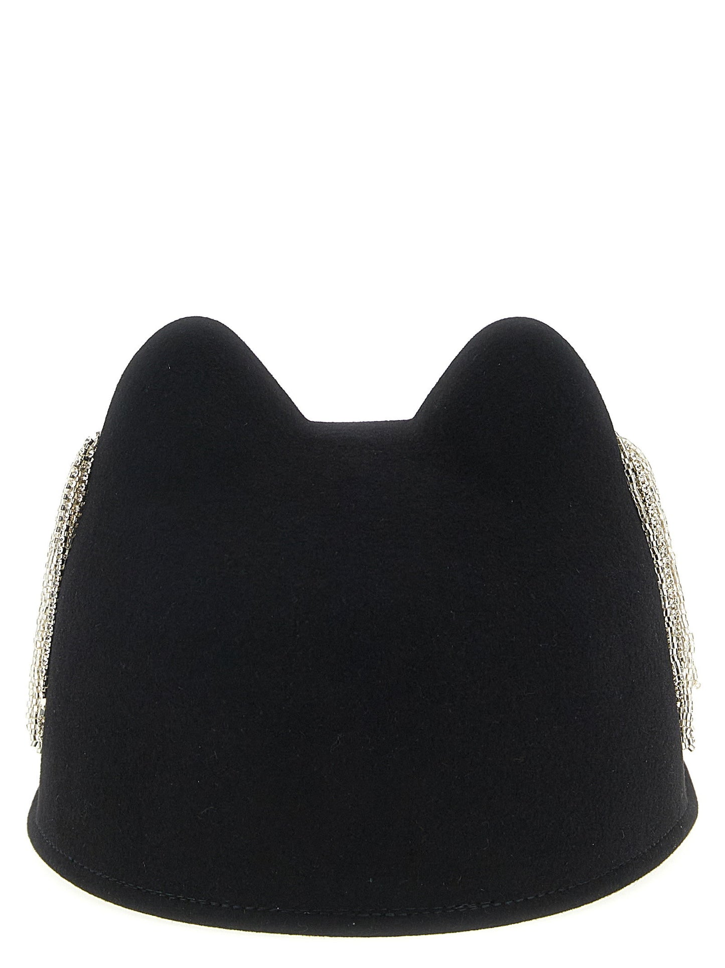 Maison Michel Jamie Hat With Crystals