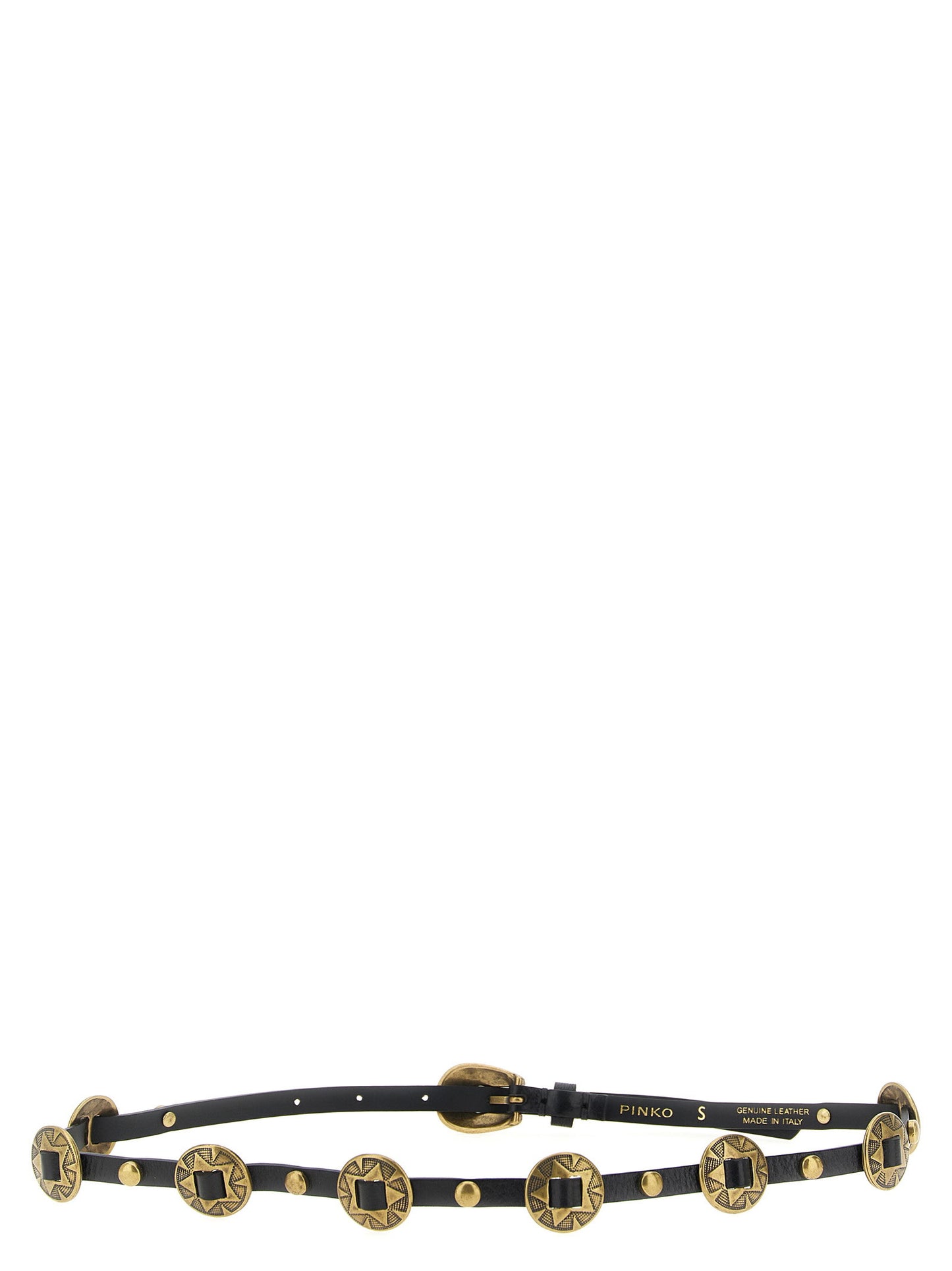 Pinko Engraved Plaque Belt