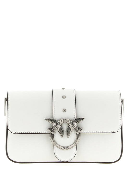 Pinko Mini Love Slouchy Shoulder Bag