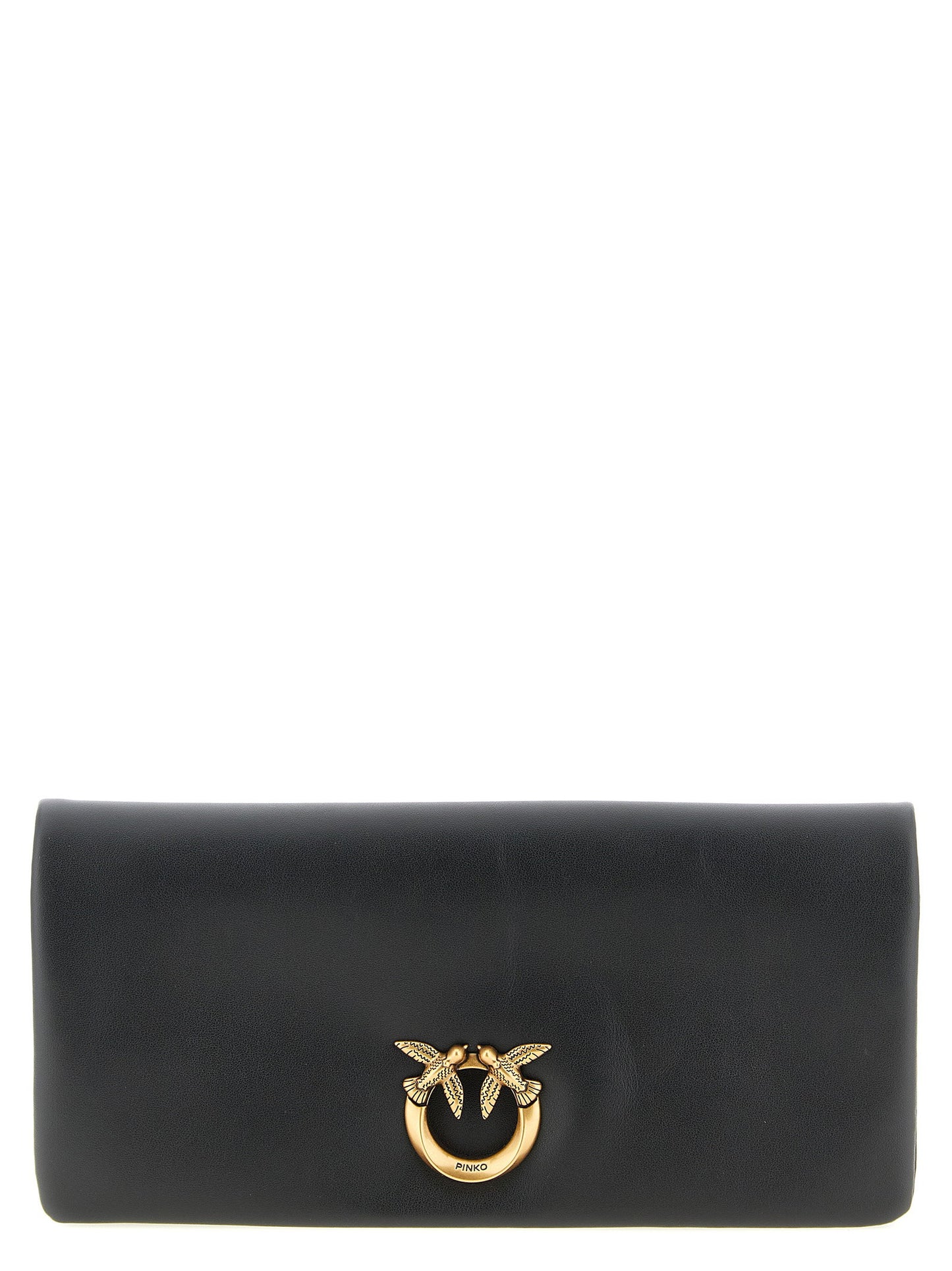 Pinko Medium Love Click Soft Horizontal Clutch Bag