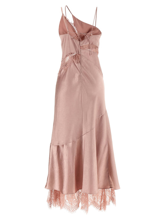 Pinko Satin And Lace Dress