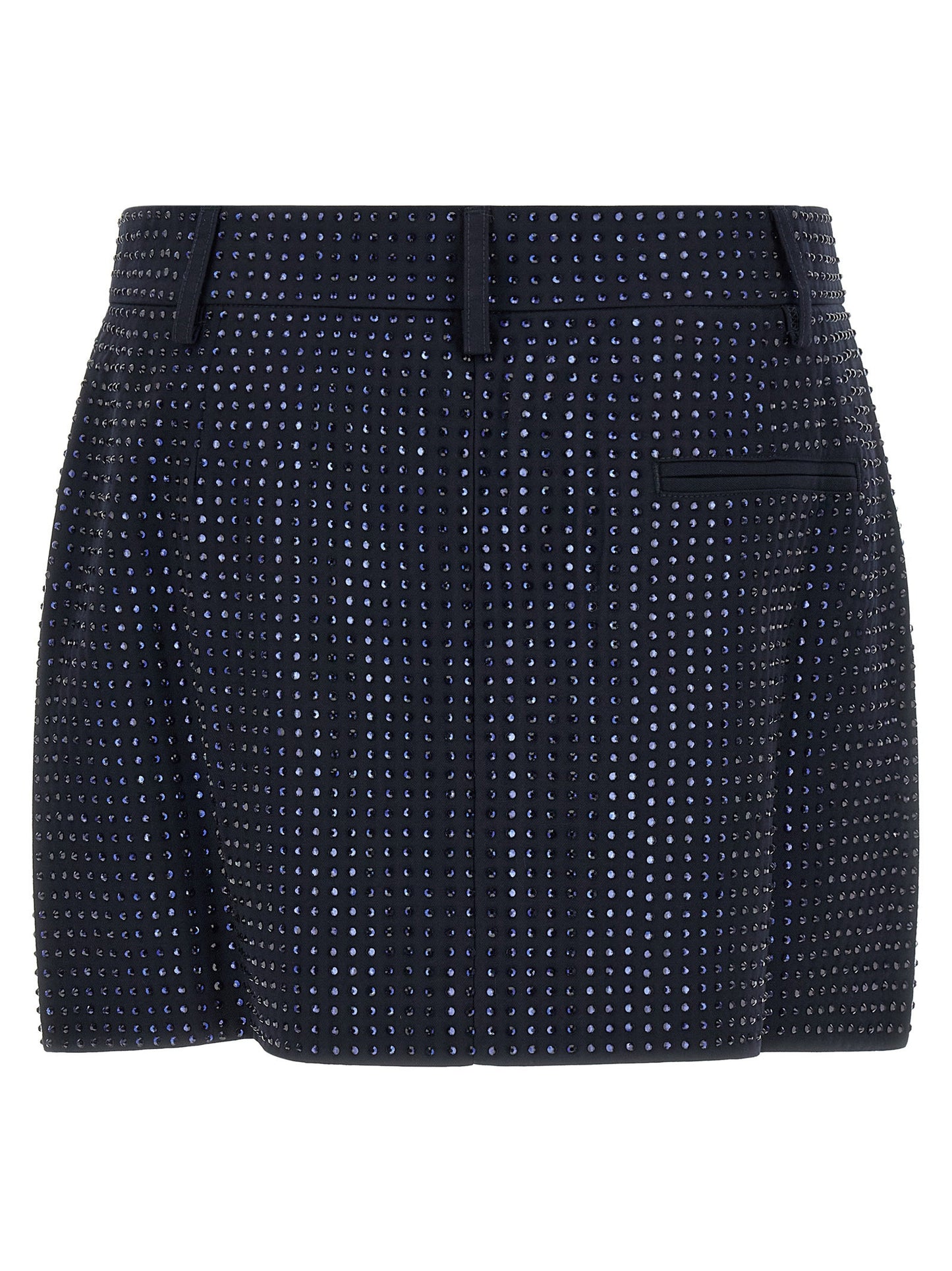 Pinko Soave Skirt With Rhinestones