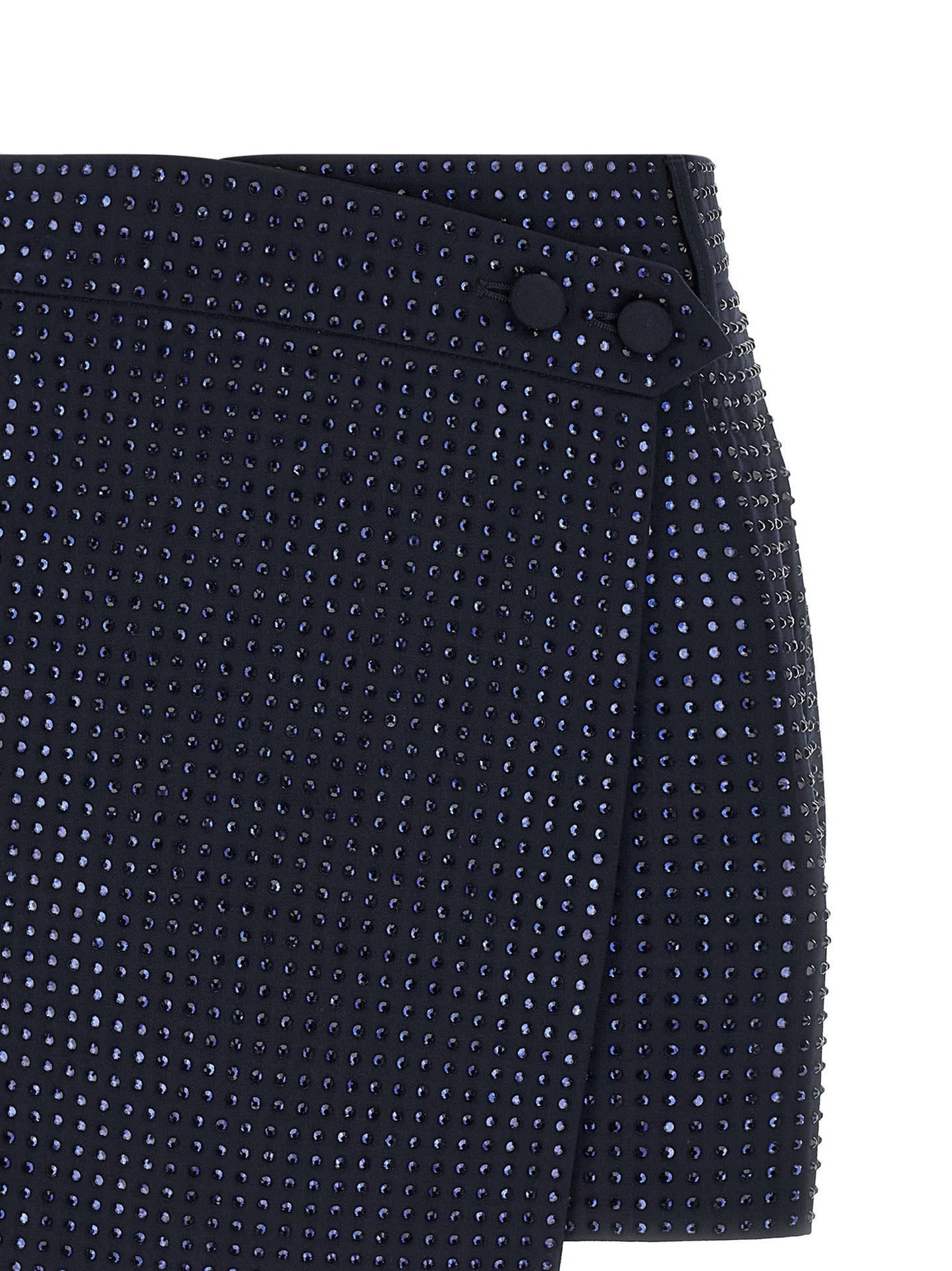 Pinko Soave Skirt With Rhinestones