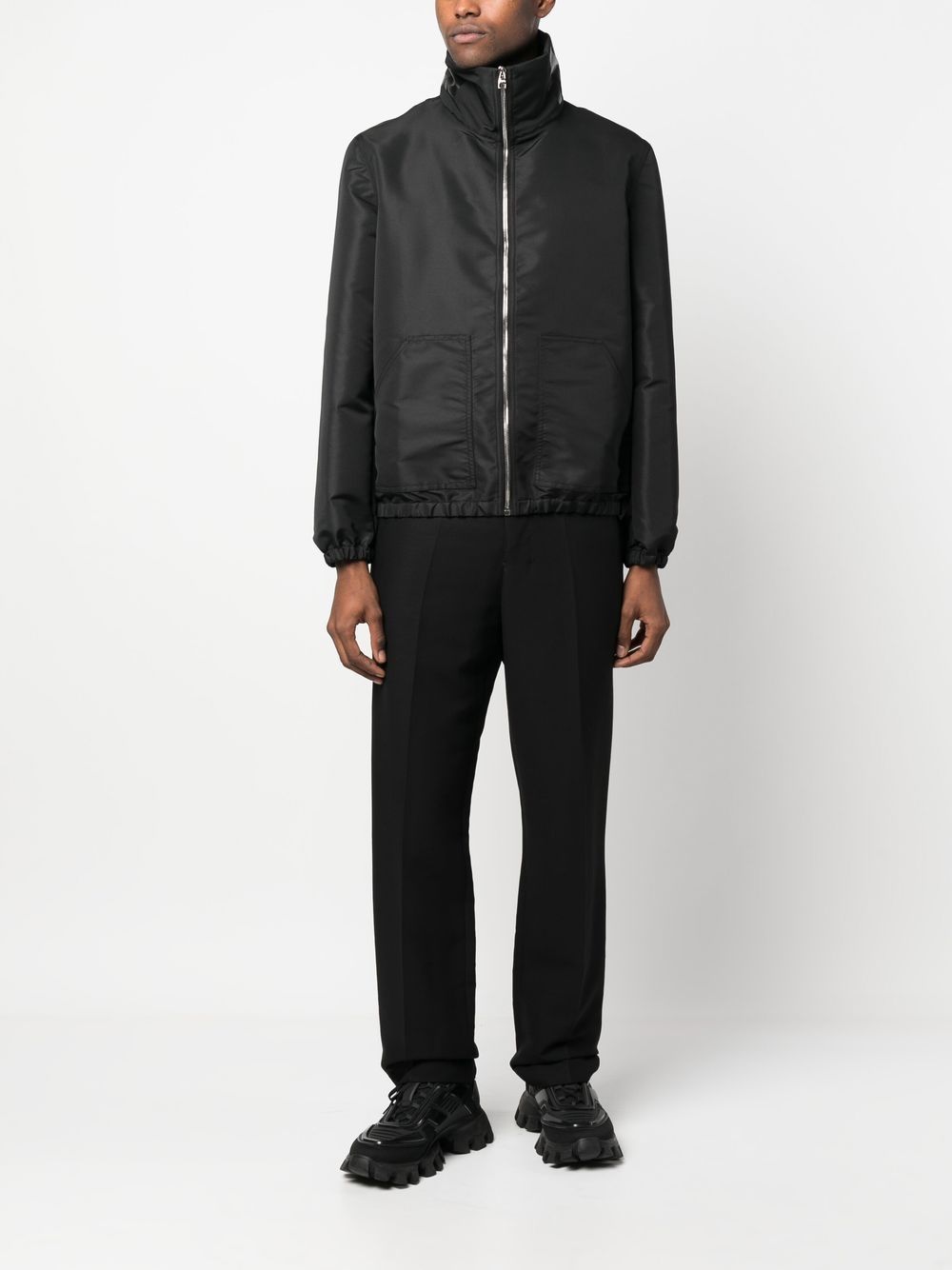 Alexander McQueen Graffiti-print zip-up Jacket