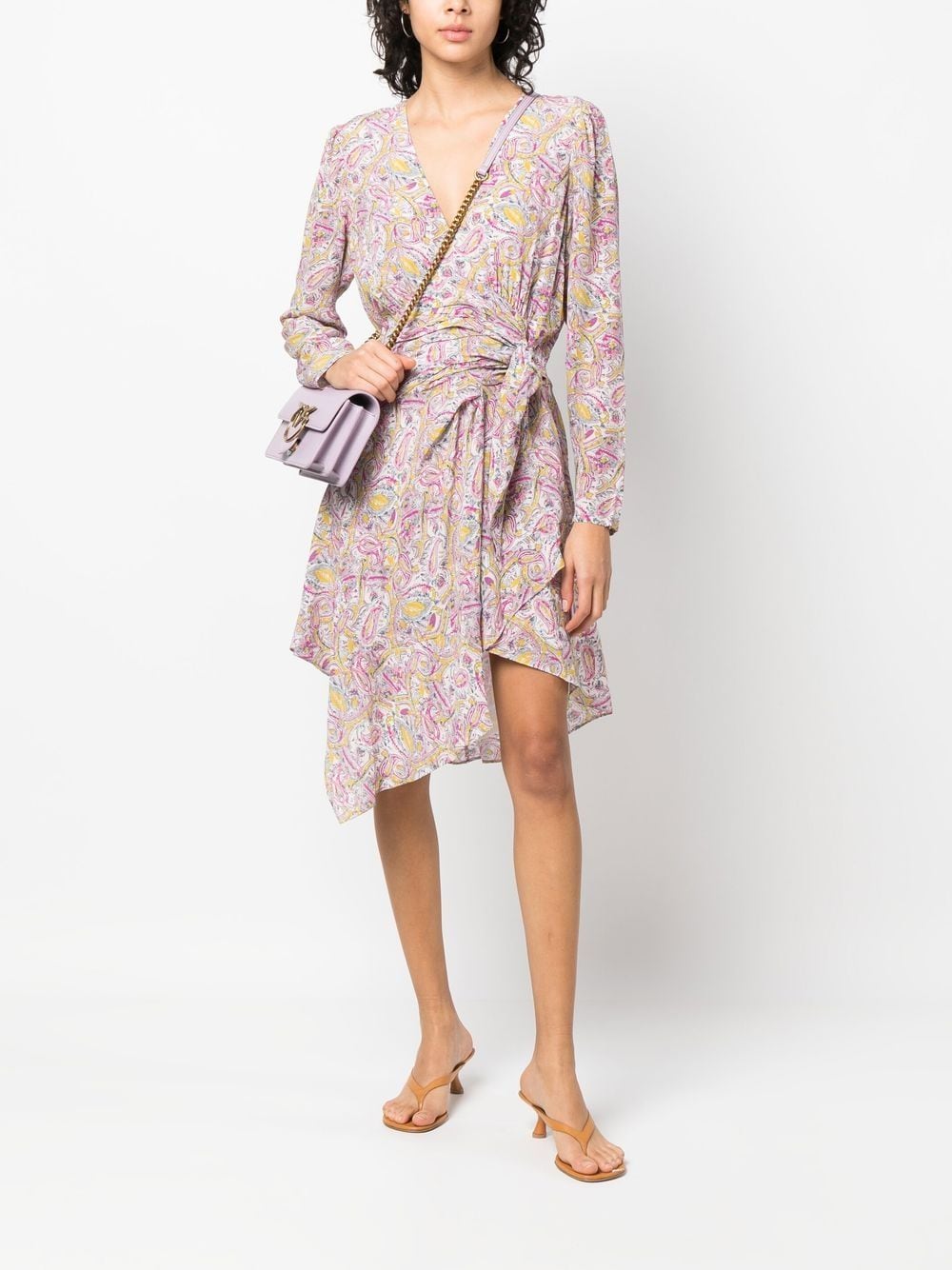 Iro Iro Taro short wrap dress