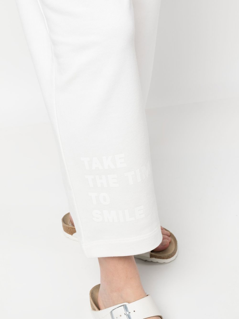 Joshua Sanders Joshua Sanders Smiley logo cotton sweatpants