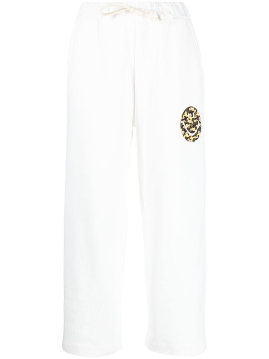 Joshua Sanders Joshua Sanders Smiley logo cotton sweatpants