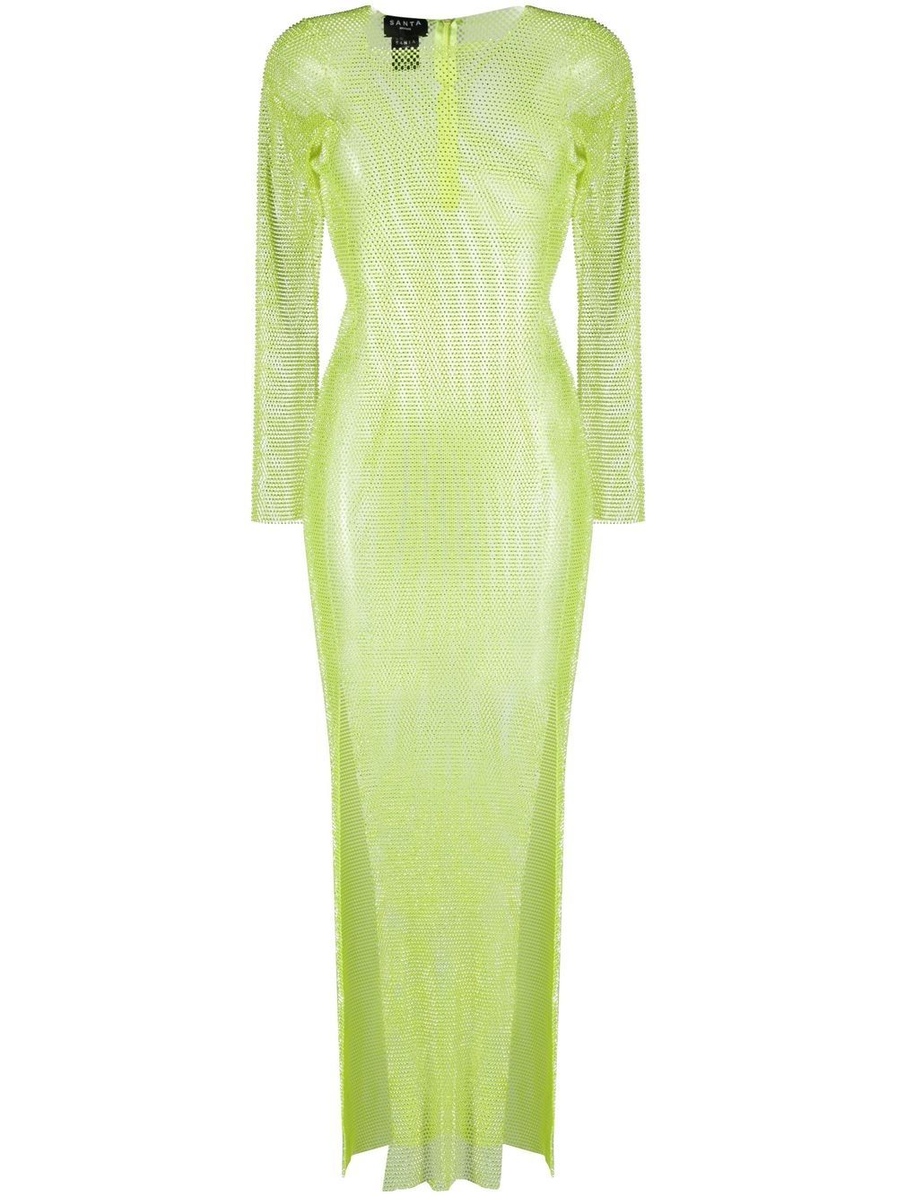 Santa Brand Santa Brand Rhinestones embellished long dress