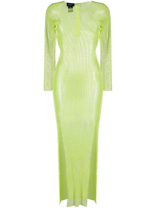 Santa Brand Santa Brand Rhinestones embellished long dress