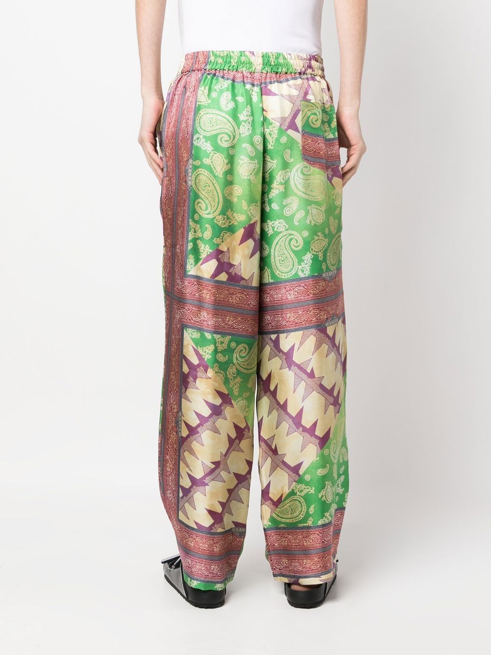 Aries Aries Printed silk trousers