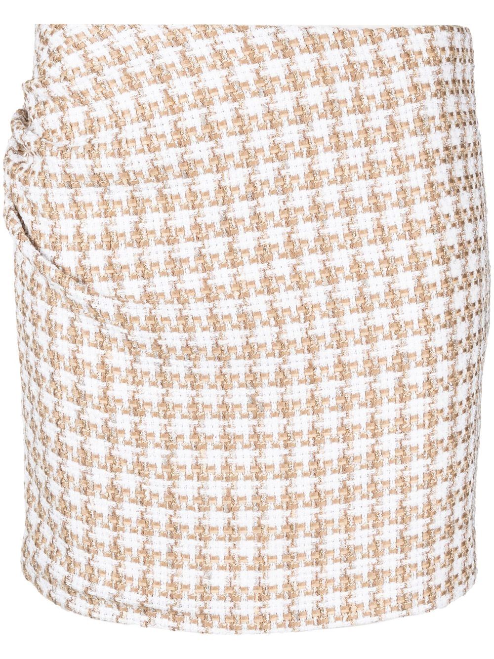Iro Iro Garna cotton blend silk mini skirt