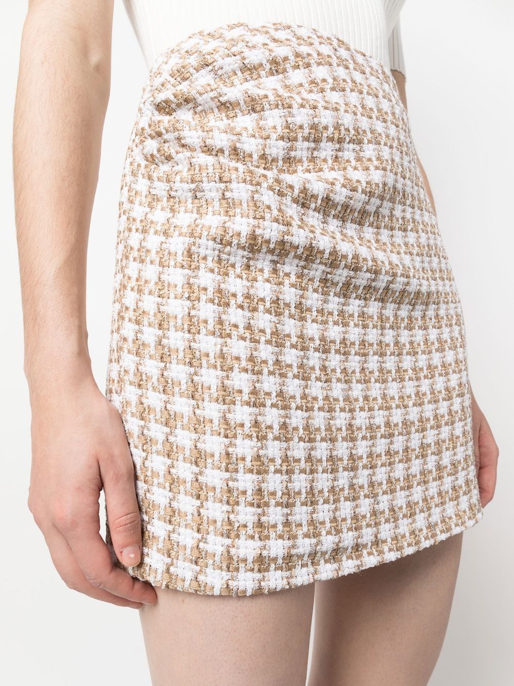 Iro Iro Garna cotton blend silk mini skirt