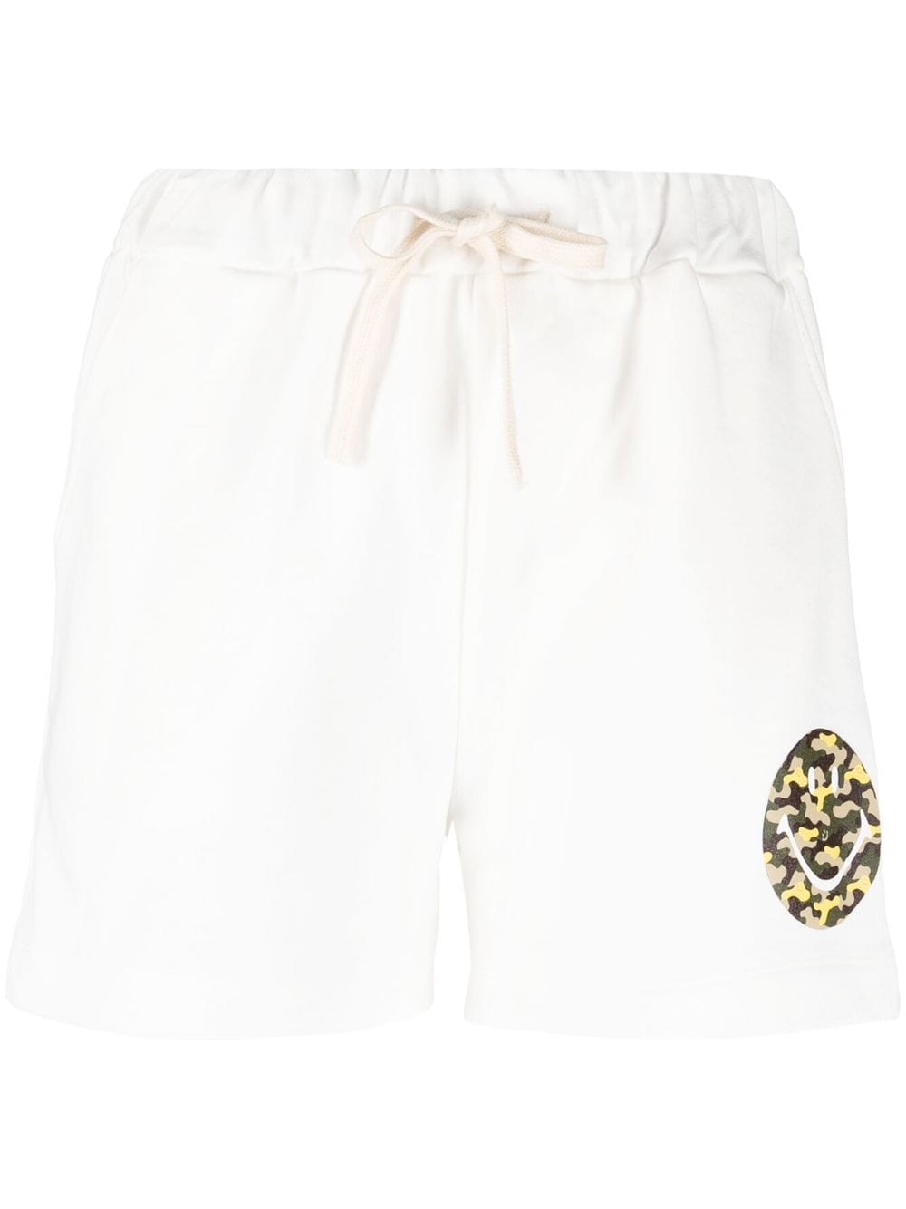 Joshua Sanders Joshua Sanders Smiley logo cotton shorts