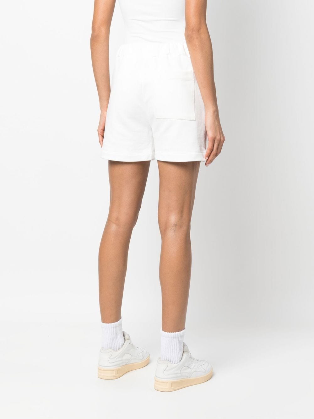 Joshua Sanders Joshua Sanders Smiley logo cotton shorts