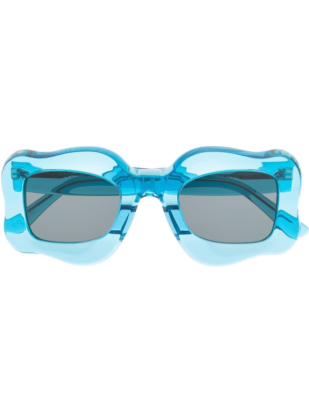 Bonsai Bonsai oversized curved-frame sunglasses