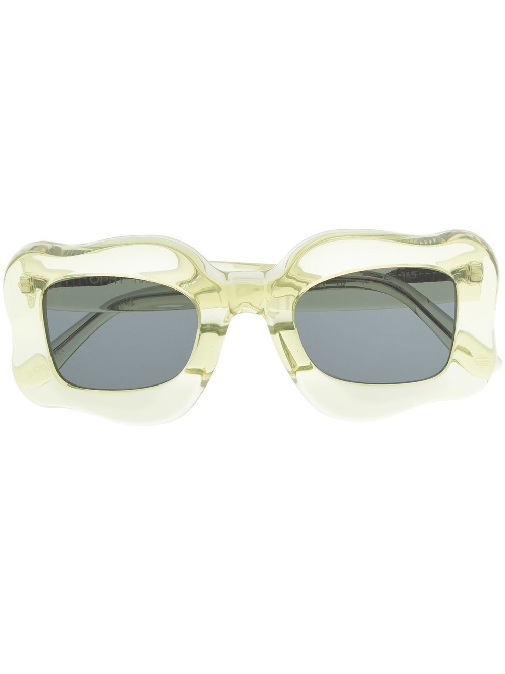 Bonsai Bonsai oversized curved-frame sunglasses