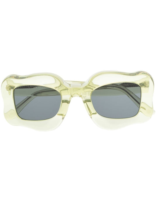 Bonsai Bonsai oversized curved-frame sunglasses