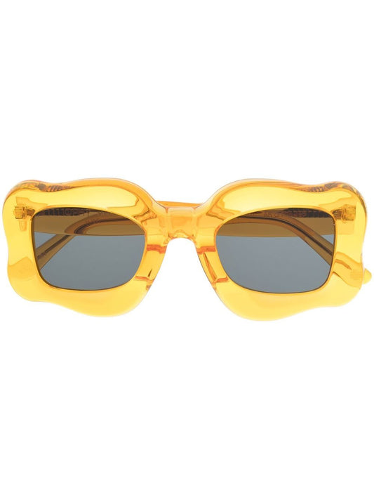 Bonsai Bonsai oversized curved-frame sunglasses