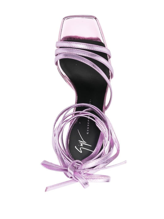 Giuseppe Zanotti Metallic 125mm platform sandals
