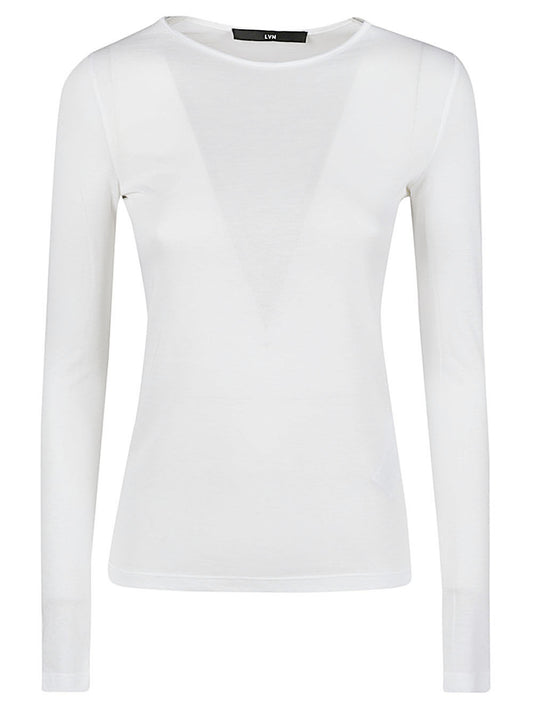 Liviana Conti Liviana Conti Long sleeve cotton blend t-shirt