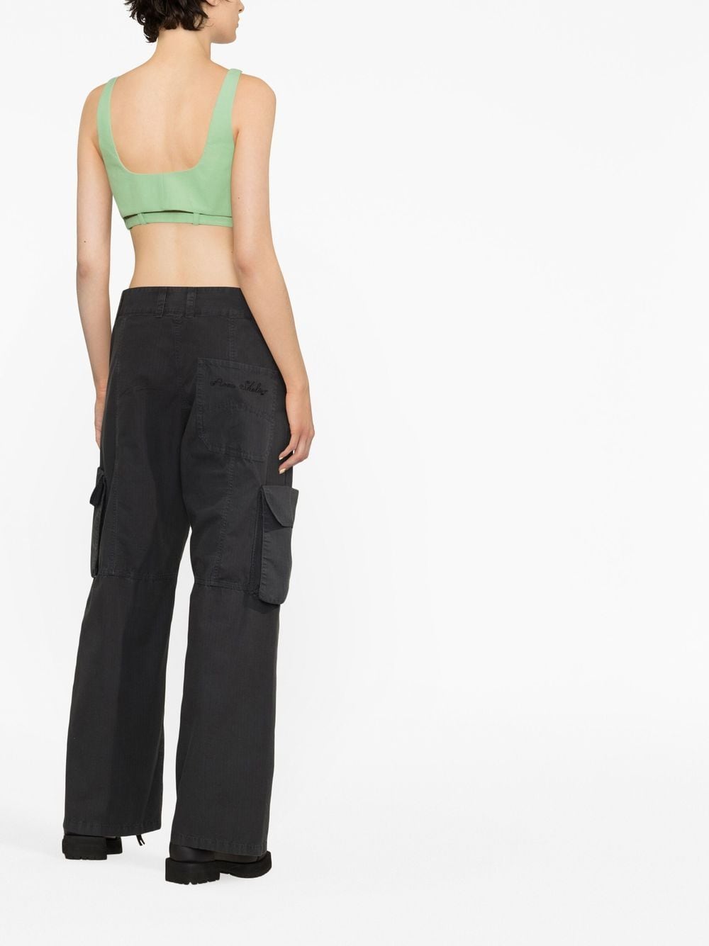Ganni Ganni cropped tank top
