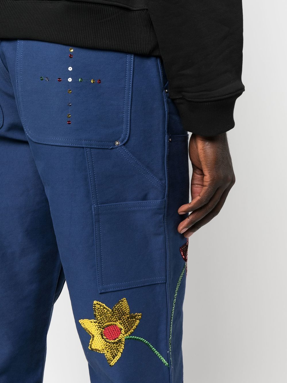 Sky High Farm Workwear Sky High Farm Workwear Embroidered denim jeans