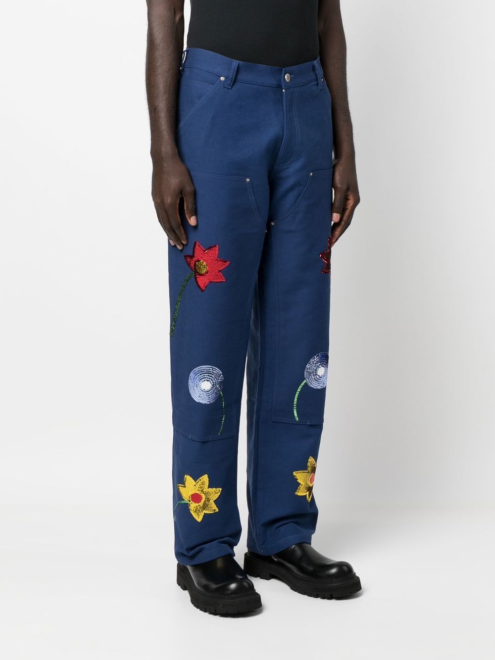 Sky High Farm Workwear Sky High Farm Workwear Embroidered denim jeans