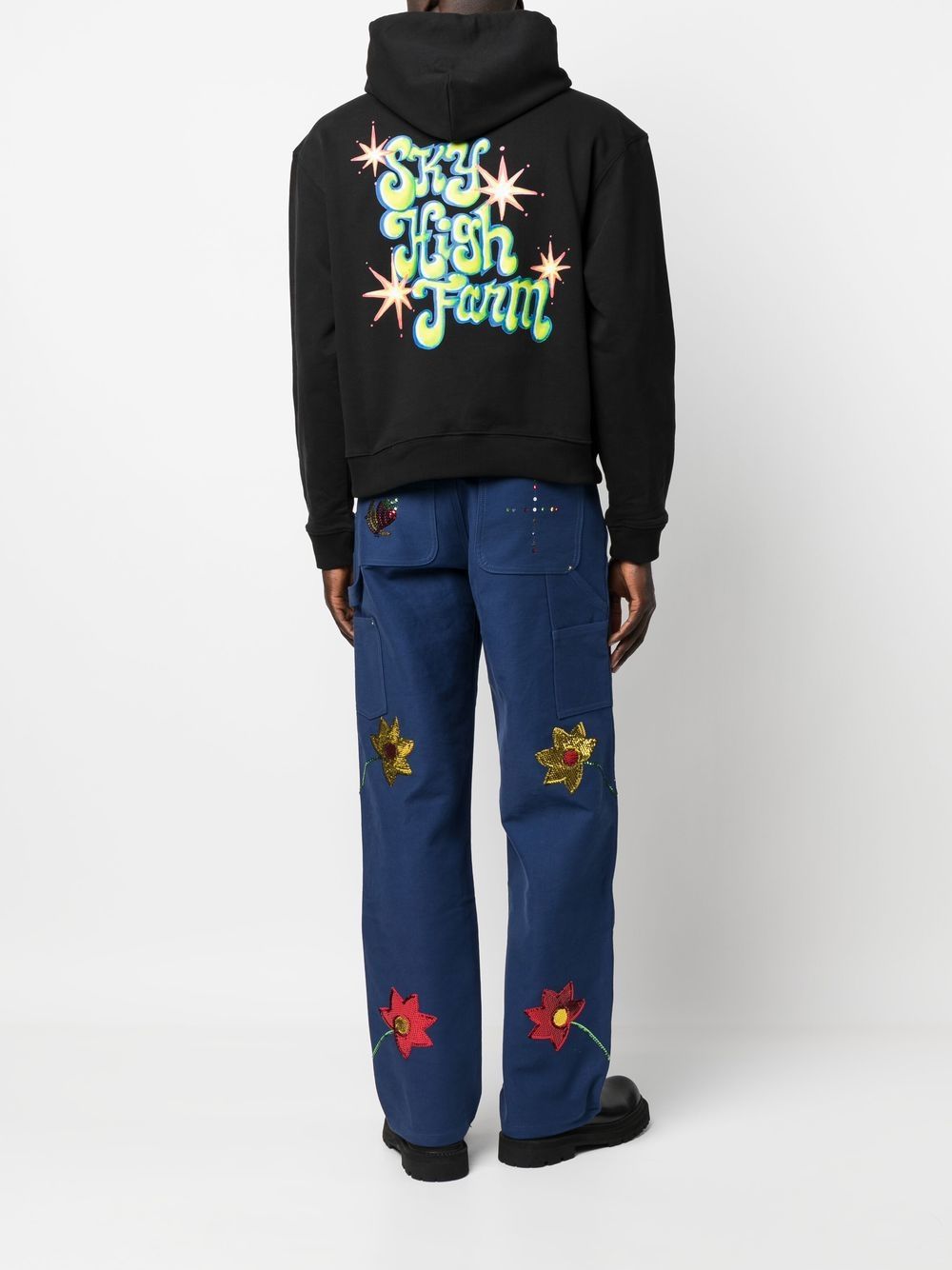 Sky High Farm Workwear Sky High Farm Workwear Printed cotton hoodie