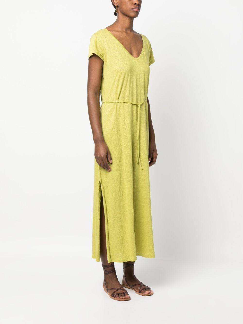 Majestic Majestic Linen blend long dress