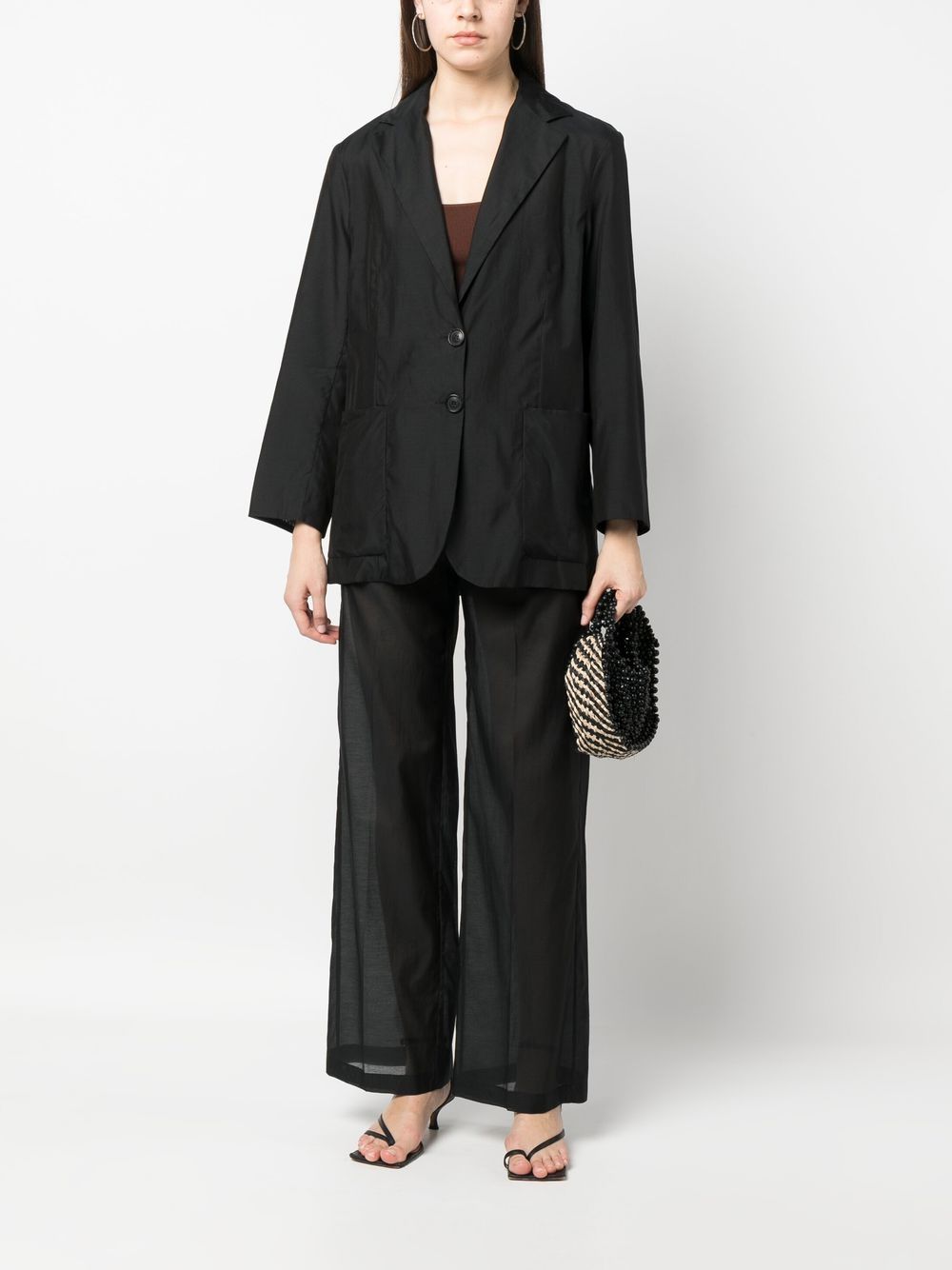 Erika Cavallini Semi-Couture Erika Cavallini Semi-Couture Silk blend jacket