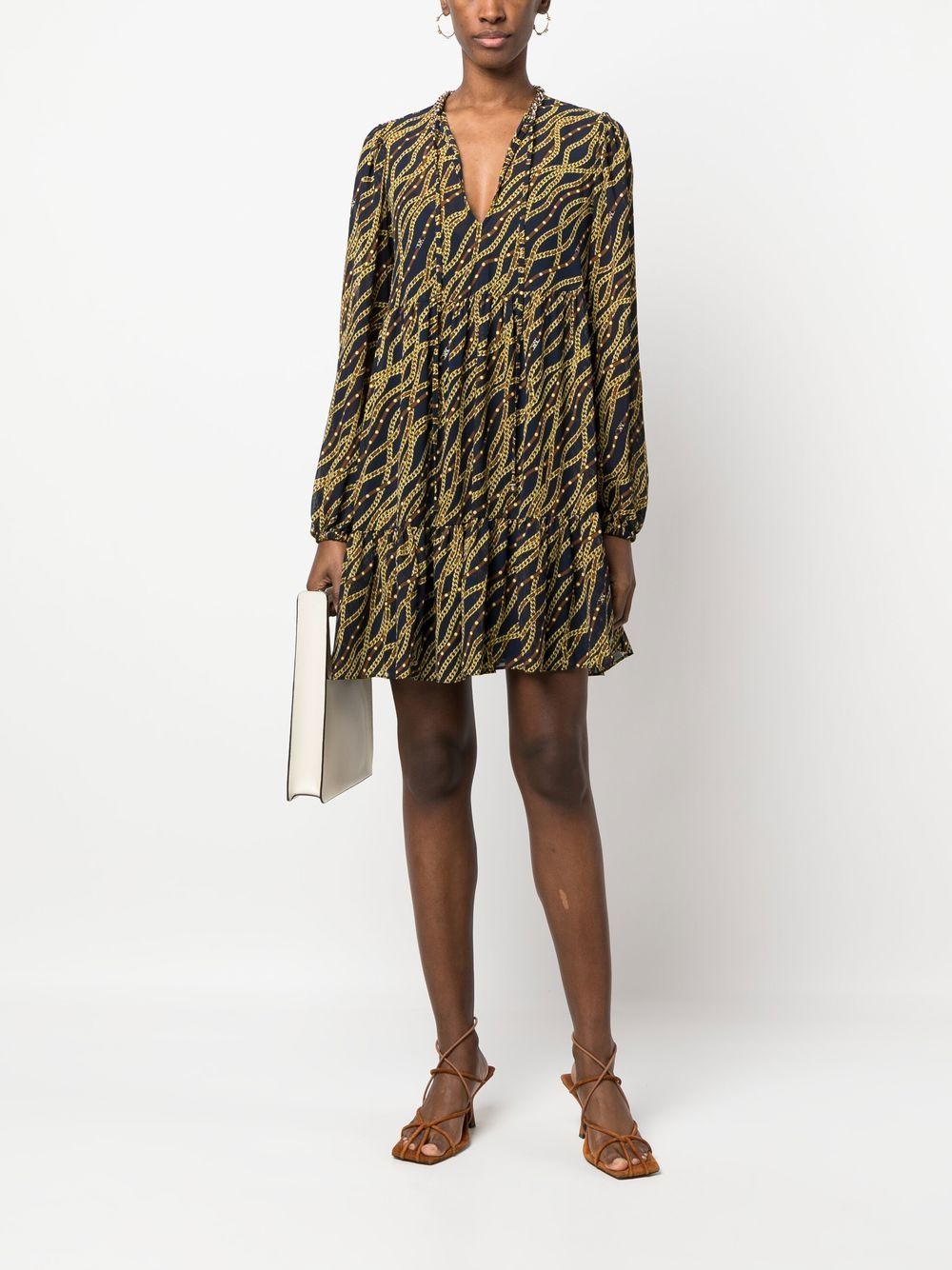 MMK Mmk Printed midi dress