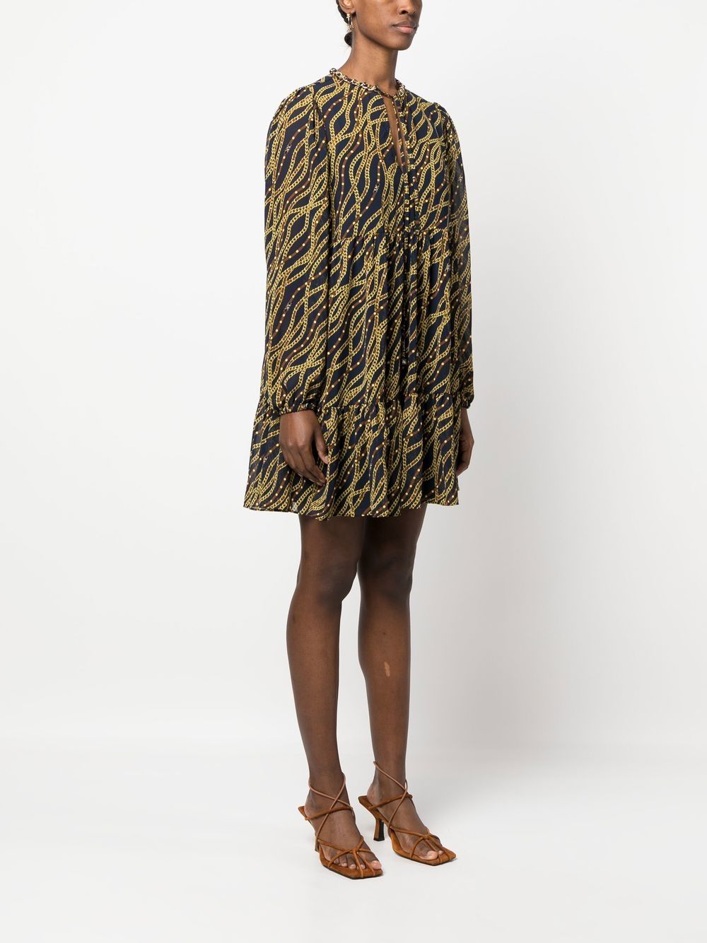 MMK Mmk Printed midi dress
