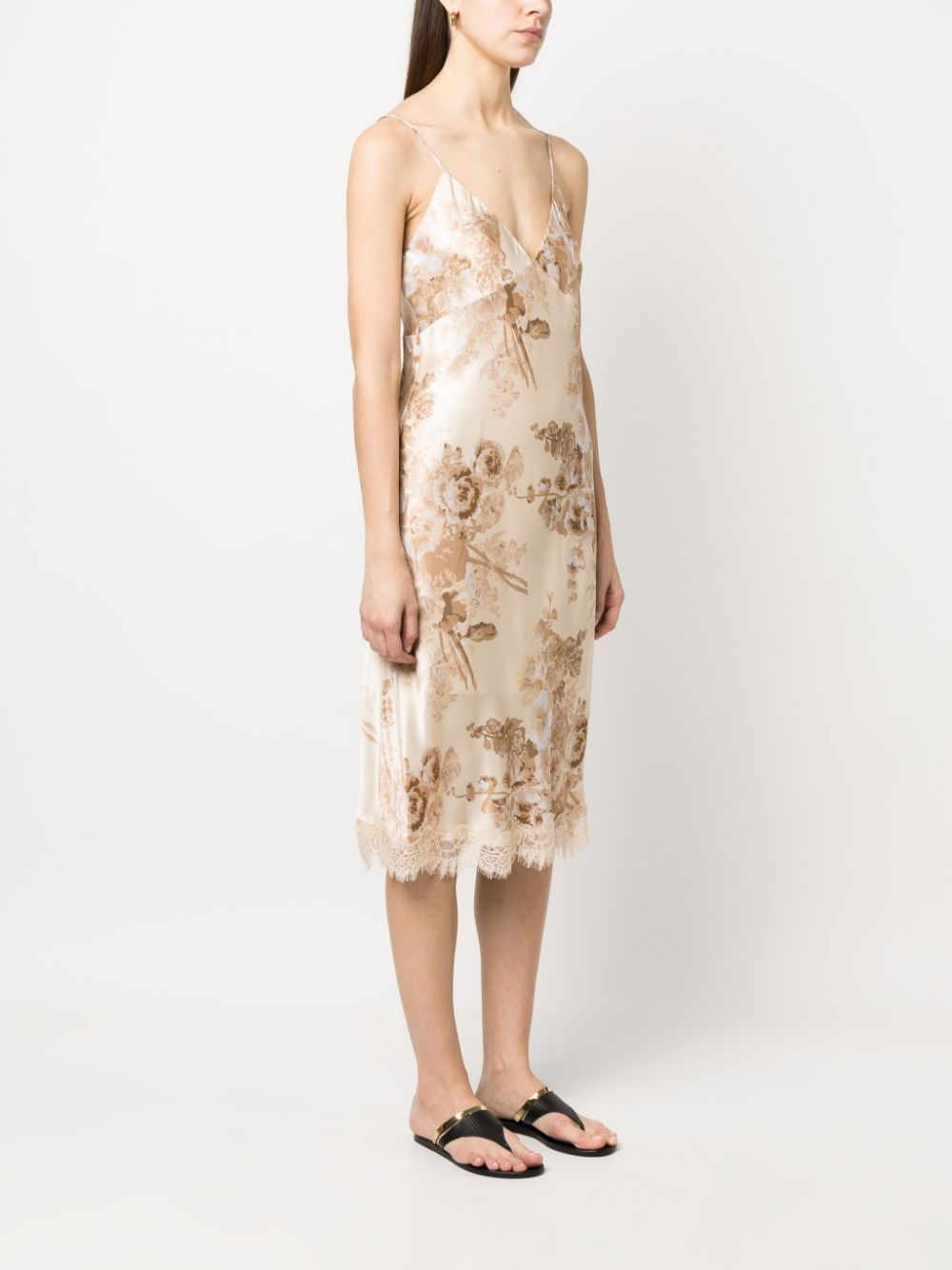 Gold Hawk Gold Hawk Chloe printed slip dress
