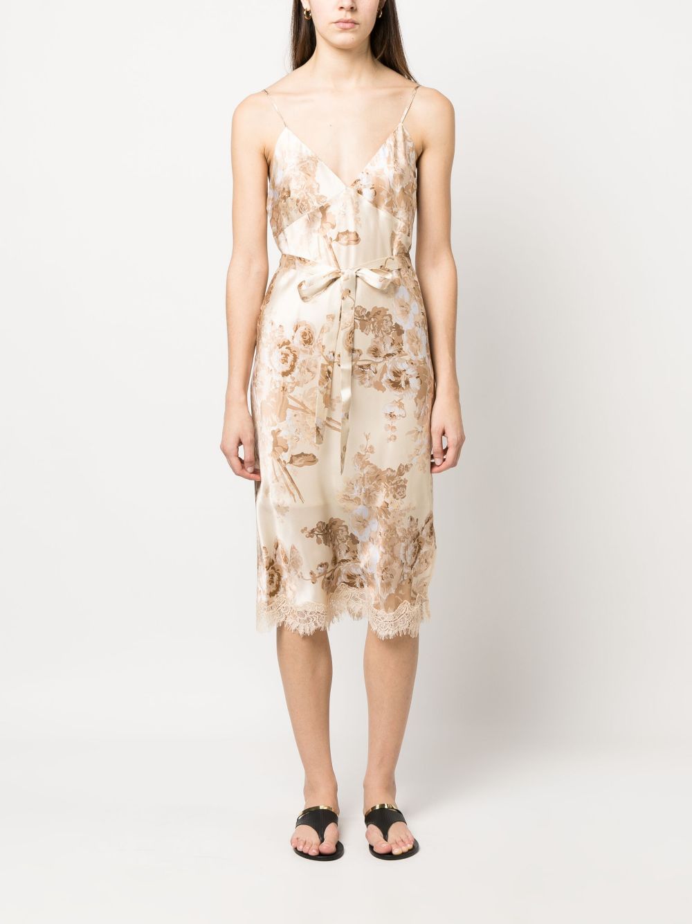 Gold Hawk Gold Hawk Chloe printed slip dress