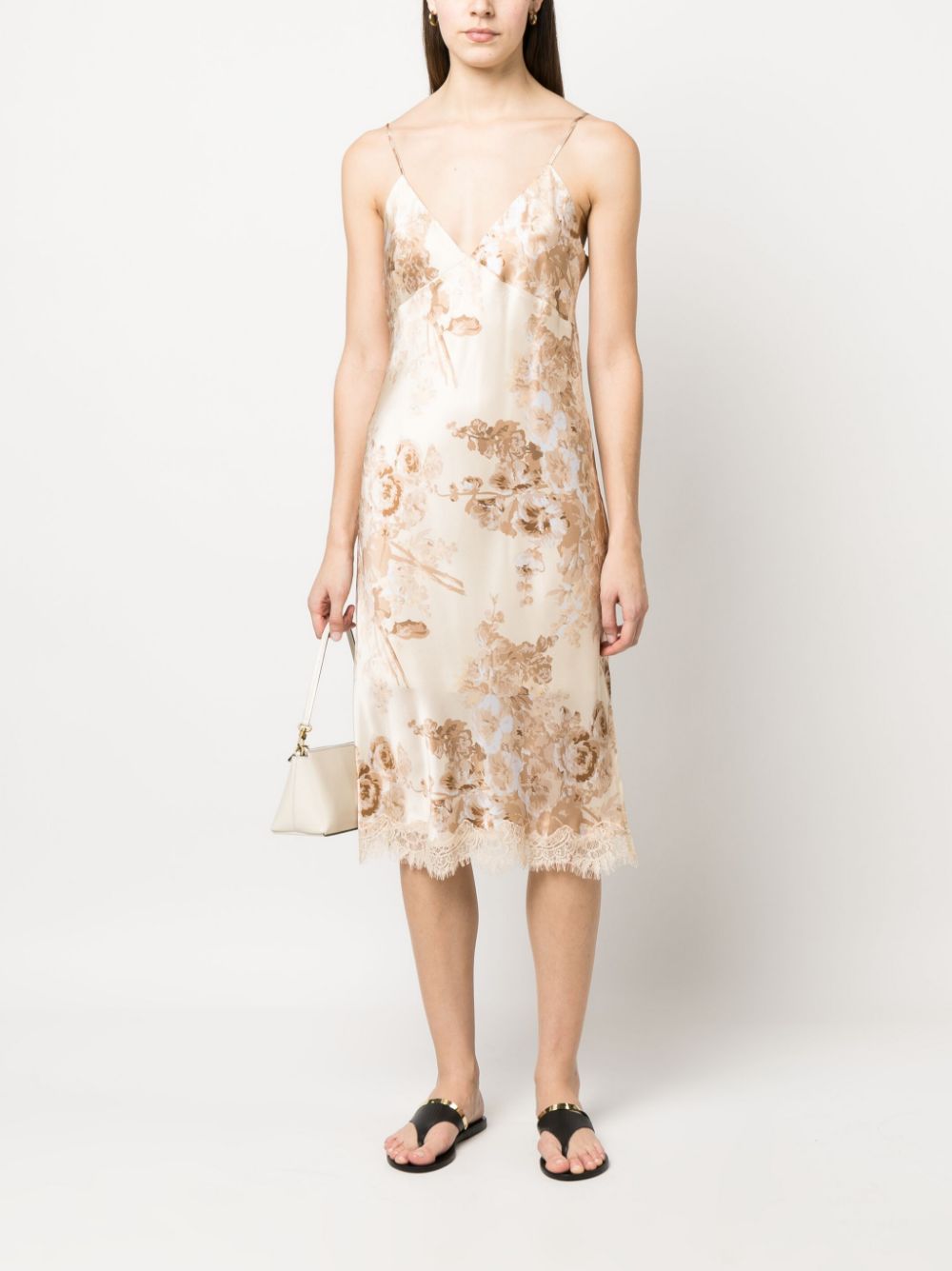 Gold Hawk Gold Hawk Chloe printed slip dress