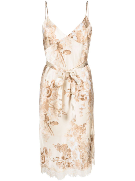 Gold Hawk Gold Hawk Chloe printed slip dress