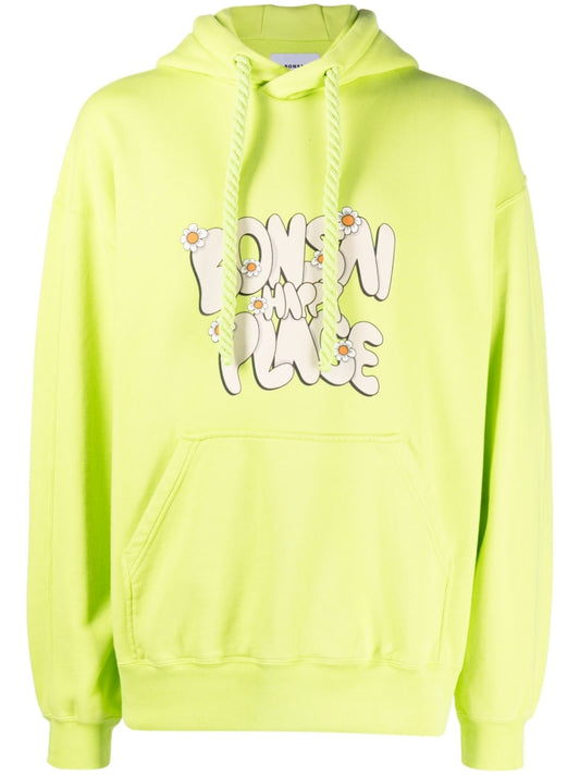 Bonsai Bonsai Printed cotton hoodie