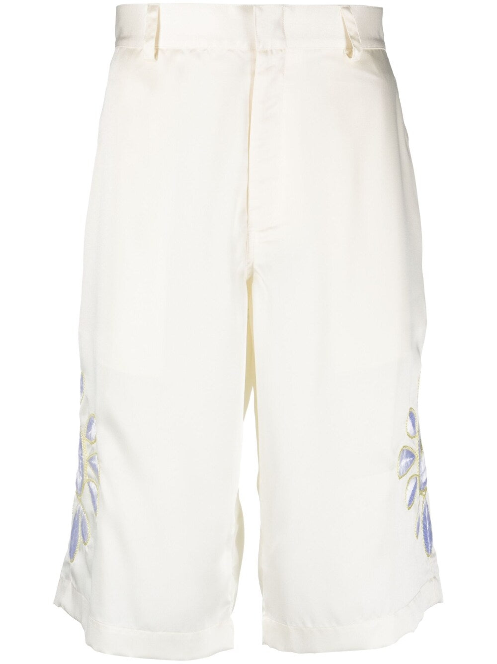 Bluemarble Embroidered flowers shorts